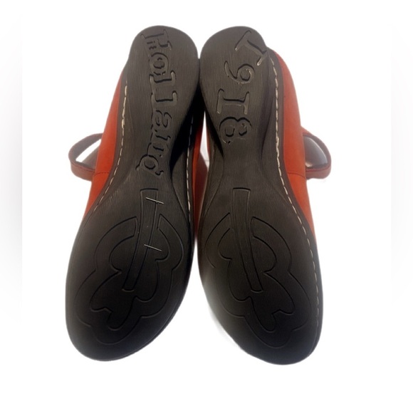 NWT Loints of Holland Sydney Mary Jane wedge heel Suede Velcro strap 36 - Picture 4 of 4